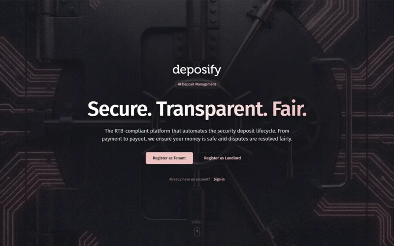 Deposify project preview