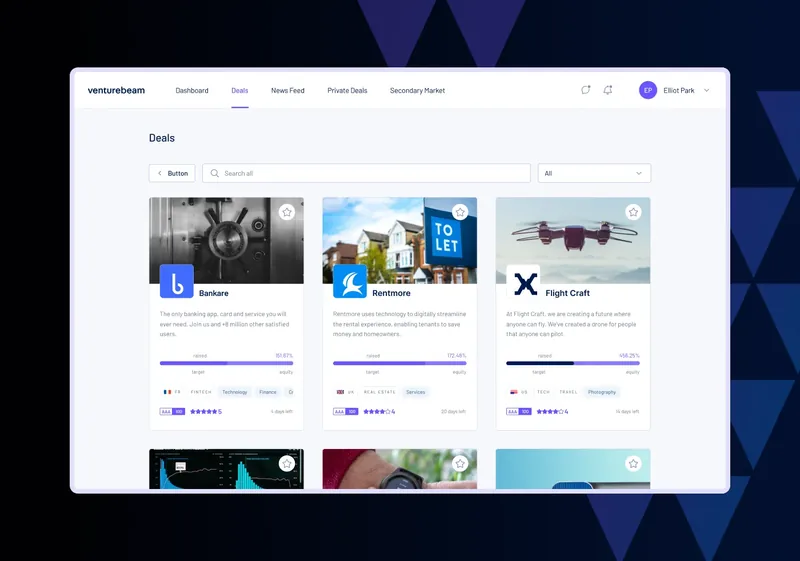 Venturebeam project preview